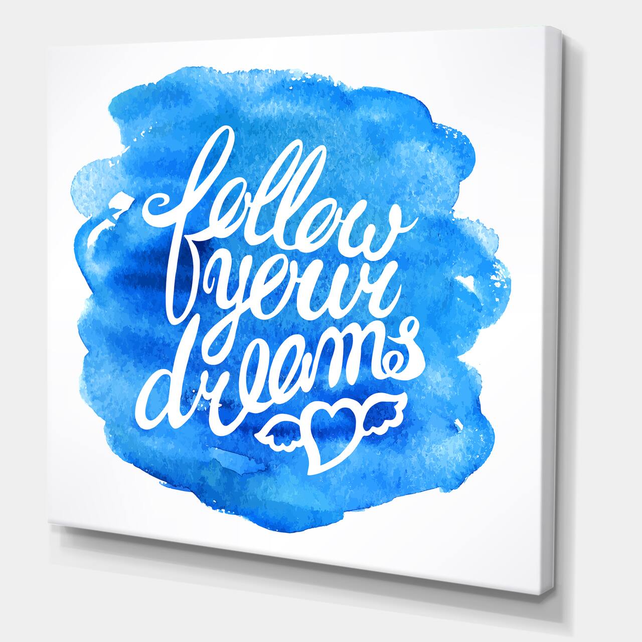 Designart - Follow Your Dreams I - Modern Canvas Wall Art Print